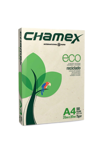 Resma A4 Reciclado 75g 500fls chamex