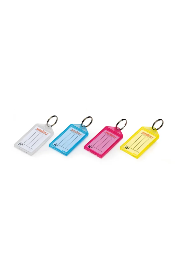 Chaveiro com Etiqueta Cores Diversas - Waleu 