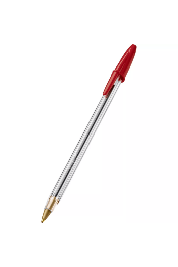 Caneta Cristal Dura+ Vermelha Bic