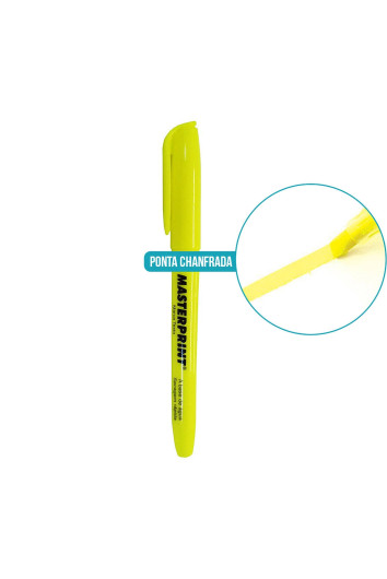 Marca Texto Amarelo Mp612 Masterprint 