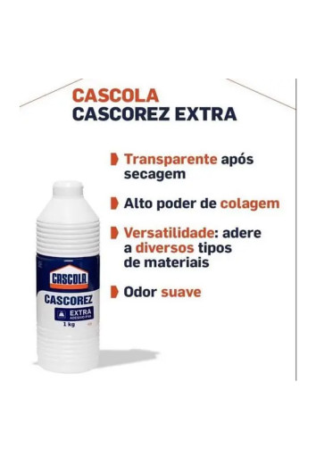 Cola Branca Cascorez 1kg Cascola - 1UND