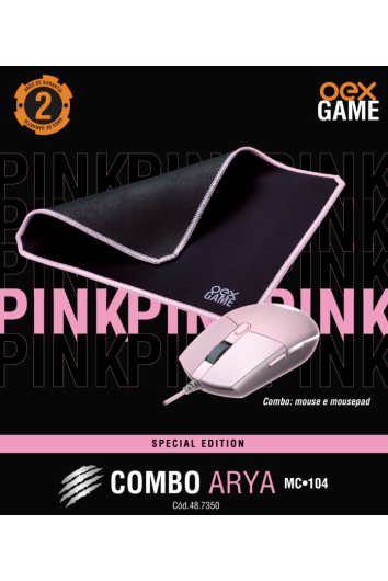 Kit Mouse Mousepad Combo Arya Mc104 Oex