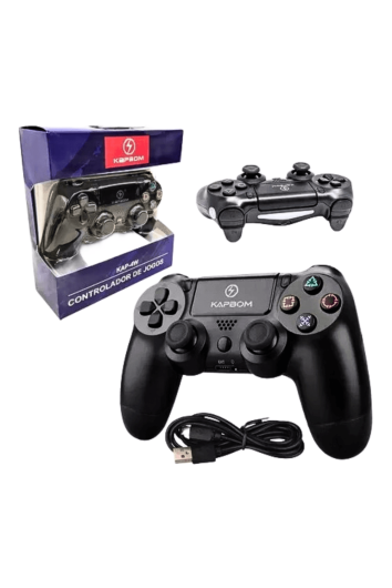 ontrole Compativel Dualshock Ps4 S/fio Preto