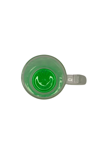CANECA CHOPP VIDRO JATEADO FUNDO VERDE PROST 460ML P/SUBLIMAÇÃO - SUBLIME 