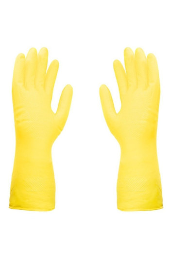 Luva Látex Flocada Limpeza Tam P Bompack