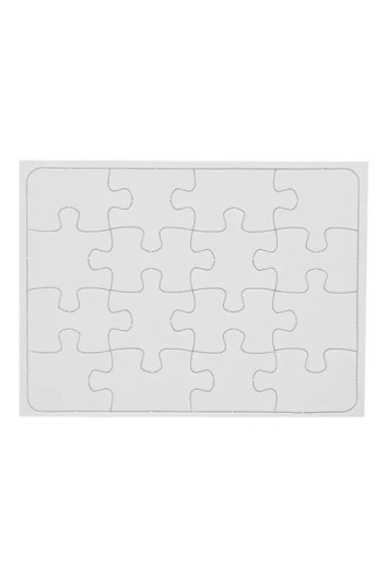 Quebra Cabeca A5 C/brilho 16 Pcs P/sublimacao