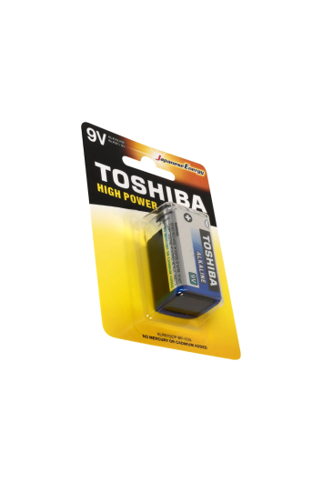 BATERIA 9V ALCALINA HIGH POWER - TOSHIBA 6LR61GCP 