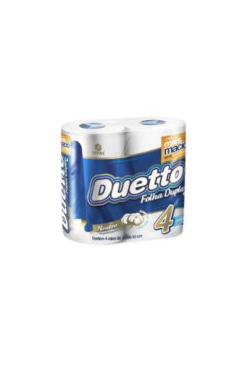 Papel Higiênico 4x30m Folha Dupla Celulose