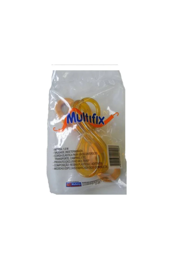 ELÁSTICO C/GANCHO METÁLICO EM SILICONE 1M - 31175