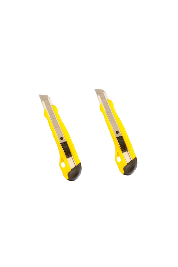 Estilete Profissional 18mm Trava Deslizante - 2 Und