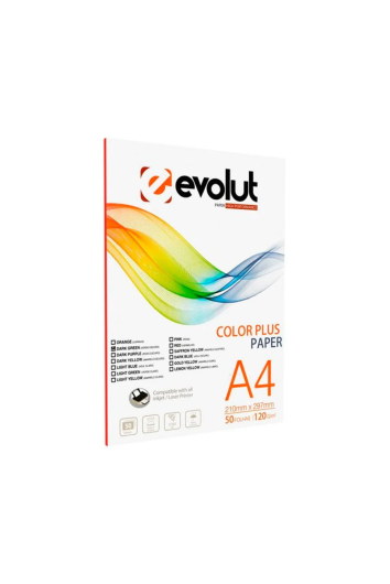 Papel Color Plus Verde Claro A4 120gr C/50fls