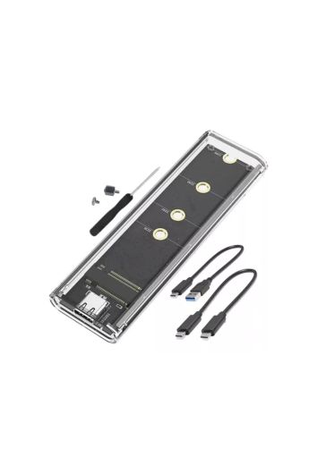 Case P/ Hd M.2 Ngff/nvme Transparente 