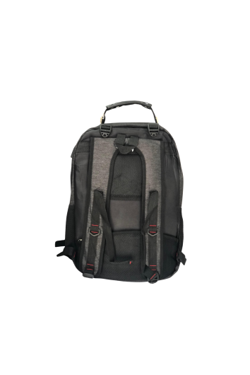 MOCHILA 15.6 NOTEBOOK C/ USB CINZA ESCURO - FASHION 1307