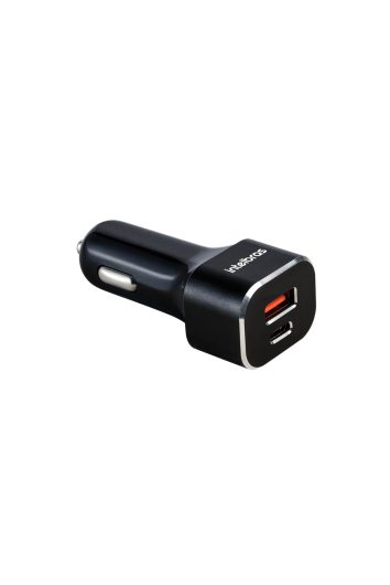 Carregador Veicular Ecv 11 2 Portas Usb 38w Preto