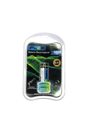 Bateria Recarregavel para Lanterna Led Lithium 3.7v 3800 Mah