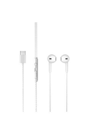 Fone C/ Mic Intra Auricular Eh104 Usb-c Branco