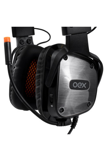 Fone P3 + Adapt P2 C/mic Headset Gamer Armor Oex
