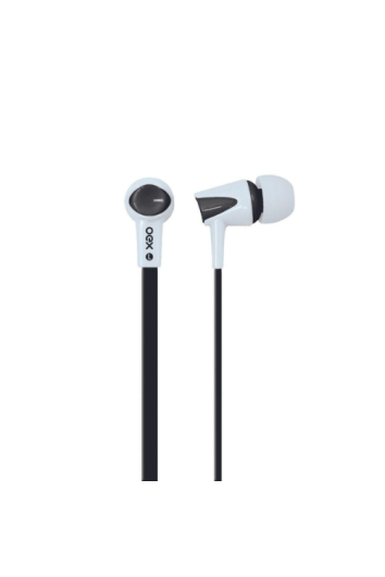 Fone P3 C/mic Intra-auricular Colorhit Preto/branco Fn203 Oex