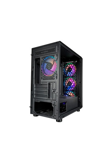 GABINETE GAMER  FRACTAL S/ FANS PRETO - ONE POWER CC-201B