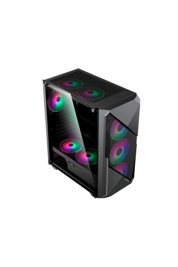 Gabinete Gamer Revolt C/3 Fans Preto