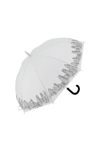 GUARDA-CHUVA TRANSPARENTE C/DETALHES SORTIDOS 82CM - YANGZI 103229