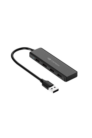 HUB USB HU-230BK C/ 4 PORTAS - C3TECH 313020750100