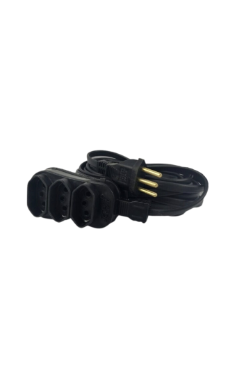 Extensao de 3 Tomadas 2p+t 10a 5mts