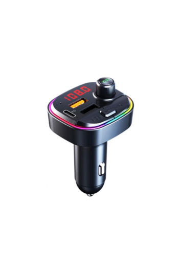 Transmissor Fm C/ Carregador Pd Turbo Mp3 Usb Pen Drive Qc3.0+pd