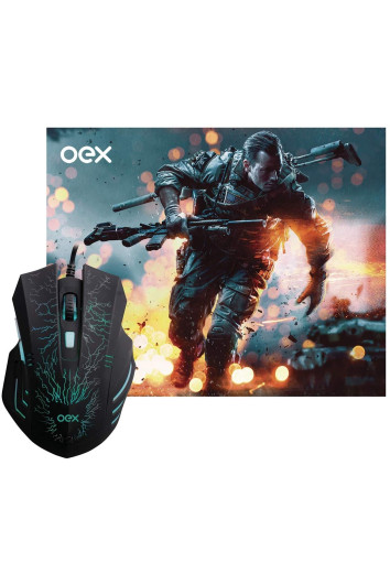 Kit Mouse + Mousepad Combo Stage Mc101 Oex