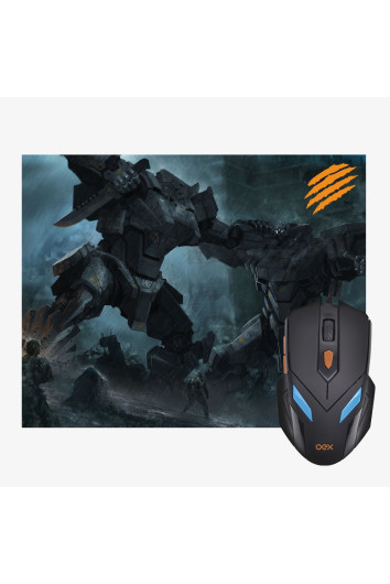 Kit Mouse + Mousepad Combo War Mc100 Oex