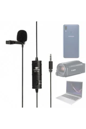 Microfone Lapela P2 Greika para Celular e Câmera - Gk-cm1