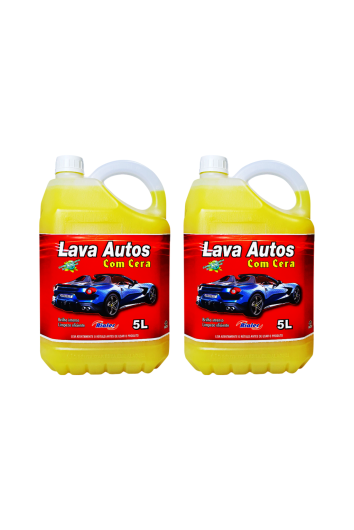 2 Und Lava Autos com Cera 5l