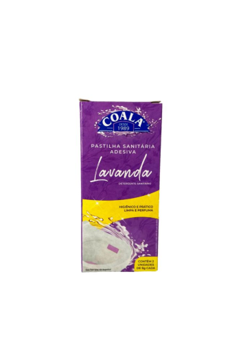 Pastilha Sanitaria Adesiva Lavanda C/2un