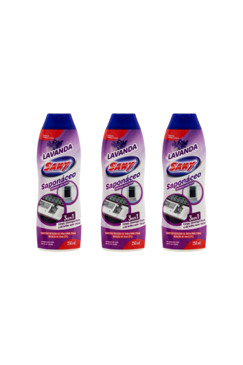Saponáceo Cremoso Lavanda 250ml - 3 Und