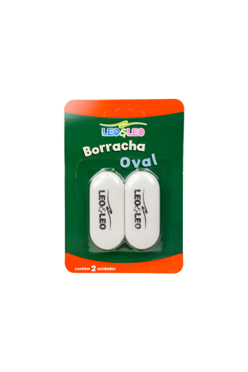 Borracha Branca Oval C/2un