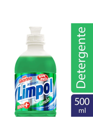 Detergente Louça Limão 500ml Limpol