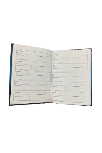 Livro Protocolo de Corresp. 100fls 1/4