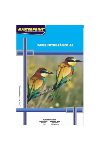 Papel Foto A3 180g 20fls Dupla Face Masterprint