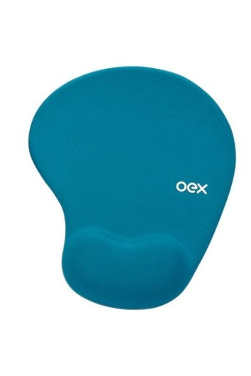 Mouse Pad C Apoio Gel Turquesa Mp200 Oex