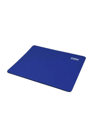 MOUSE PAD EMBORRACHADO C/ TECIDO AZUL MP100 22X18 - OEX 48.5205