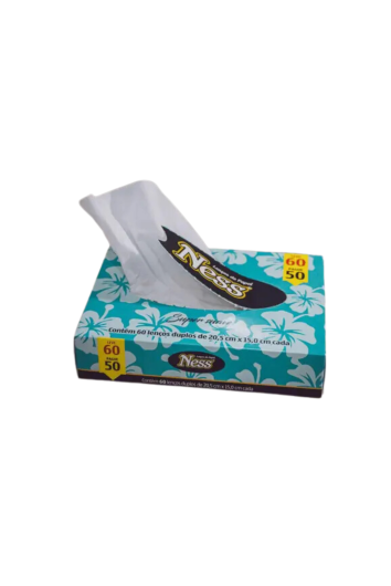 Lencos de Papel Folha Dupla 18 X 16,3cm 60fls