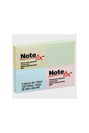 Anote e Cole 38x50 Color 100fl Auto-ades Notefix