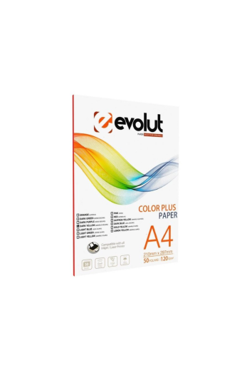 Papel Color Plus Amarelo Escuro A4 120gr C/50fls