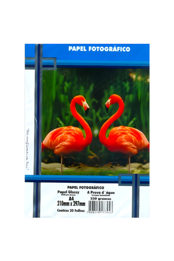 Papel Foto A4 230g 20fls Glossy Masterprint