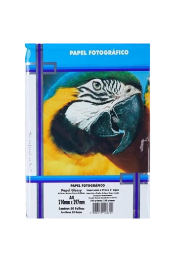 Papel Foto A4 180g 50fls Glossy Masterprint