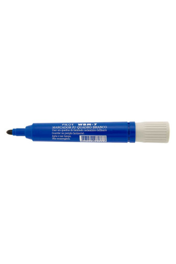 Pincel Quadro Branco Recarregável Azul Wbm-7