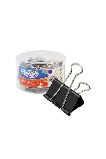 Prendedor de Papel 41mm Preto Brw