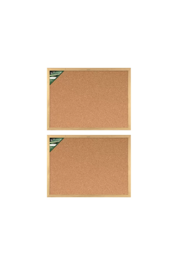 Quadro Souza Cortiça 90x60 Borda Madeira Luxo - 2 Und