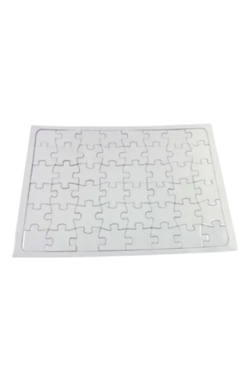 Quebra Cabeca A4 C/brilho C/5un 48 Pcs P/sublimacao