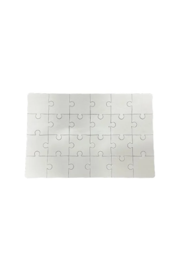 Quebra Cabeça A4 C/brilho C/5un 24 Pcs P/sublimação